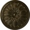 Ekena Millwork Bordeaux Ceiling Medallion (Fits Canopies up to 3 1/4"), Hnd-Painted Green Gold, 22 5/8"OD x 1 3/4"P CM22BOGGS - alternate 1
